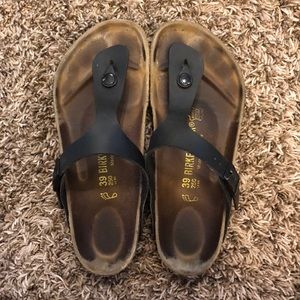 Black birkenstocks